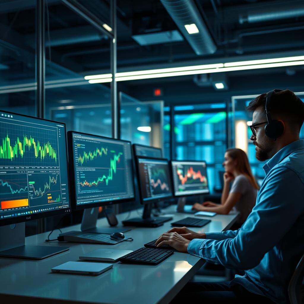 Blockchain and web3 team working with crypto technology